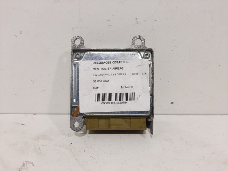 Recambio de centralita airbag para kia carnival ii 2.9 crdi lx referencia OEM IAM 0K54B677F0A  