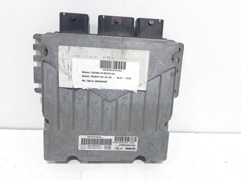 Recambio de centralita motor uce para peugeot 307 (s1) xs referencia OEM IAM 5WS40030BT  