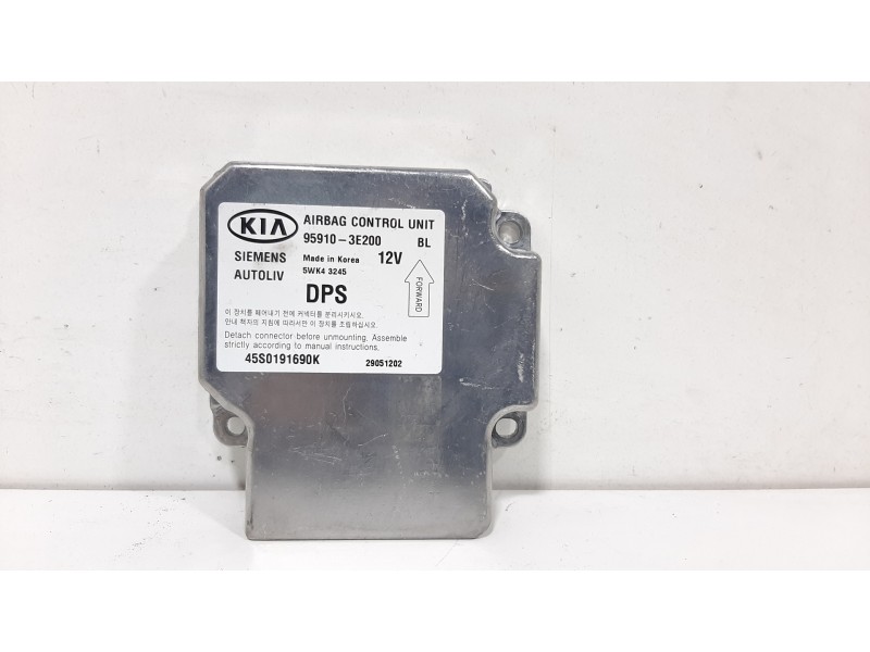 Recambio de centralita airbag para kia sorento 2.5 crdi ex referencia OEM IAM 959103E200 5WK43245 