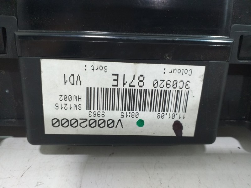 Recambio de cuadro instrumentos para volkswagen passat berlina (3c2) edition plus referencia OEM IAM A2C53117394 A2C53042108 A2C