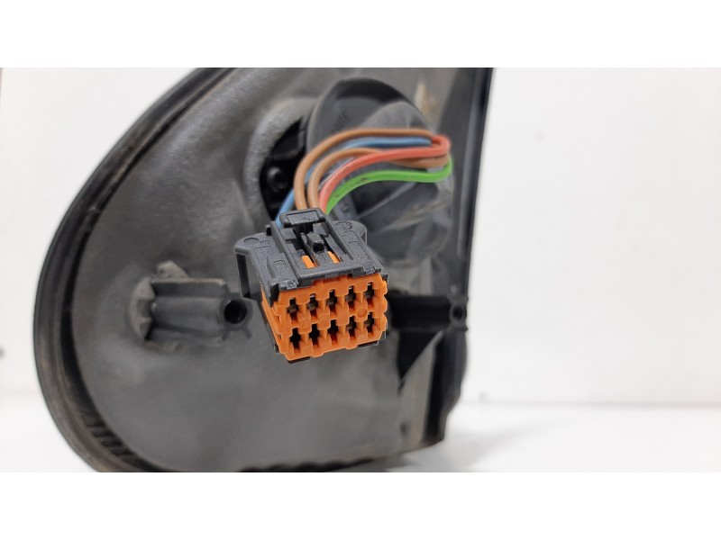 Recambio de retrovisor derecho para peugeot 206 berlina xt referencia OEM IAM 8154JC NEGRO ELÉCTRICO