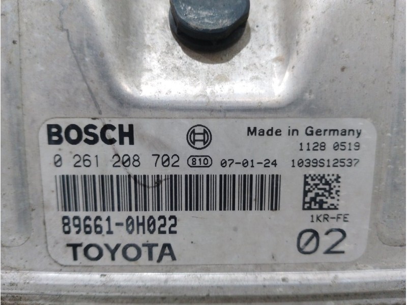 Recambio de centralita motor uce para peugeot 107 básico referencia OEM IAM 896610H022 0261208702 