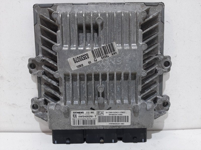 Recambio de centralita motor uce para peugeot 307 break / sw (s1) sw referencia OEM IAM 9655041480 5WS40029L 