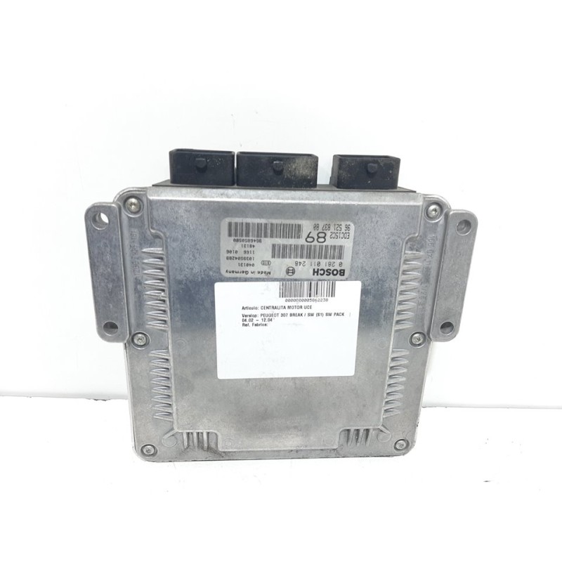 Recambio de centralita motor uce para peugeot 307 break / sw (s1) sw pack referencia OEM IAM 0281011248  