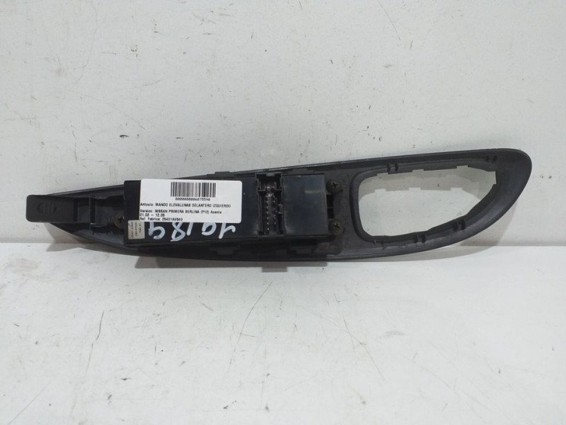 Recambio de mando elevalunas delantero izquierdo para nissan primera berlina (p12) acenta referencia OEM IAM 25401AV640  