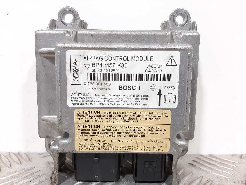 Recambio de centralita airbag para mazda 3 berlina (bk) 1.6 crdt active referencia OEM IAM BP4M57K30 0285001553 