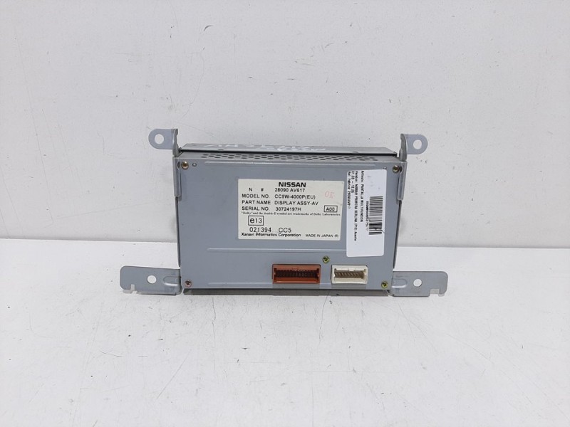 Recambio de pantalla multifuncion para nissan primera berlina (p12) acenta referencia OEM IAM 28090AV617  