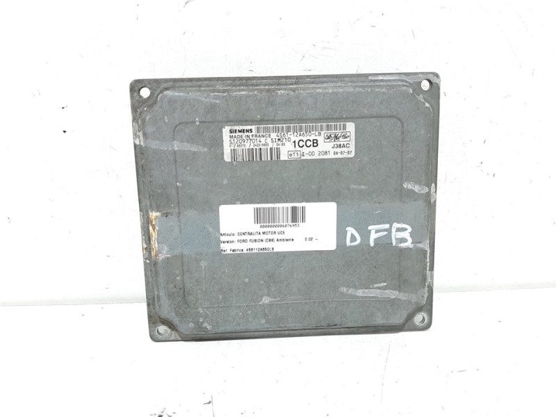 Recambio de centralita motor uce para ford fusion (cbk) ambiente referencia OEM IAM 4S6112A650LB 120977014 