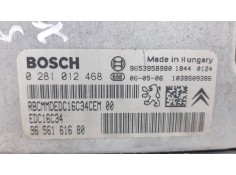 Recambio de centralita motor uce para citroën xsara picasso 1.6 hdi 90 sx top referencia OEM IAM 9656161680 0281012468  2