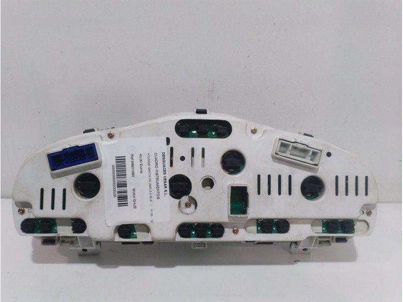 Recambio de cuadro instrumentos para hyundai santa fe (sm) 2.4 gls referencia OEM IAM 69801080  