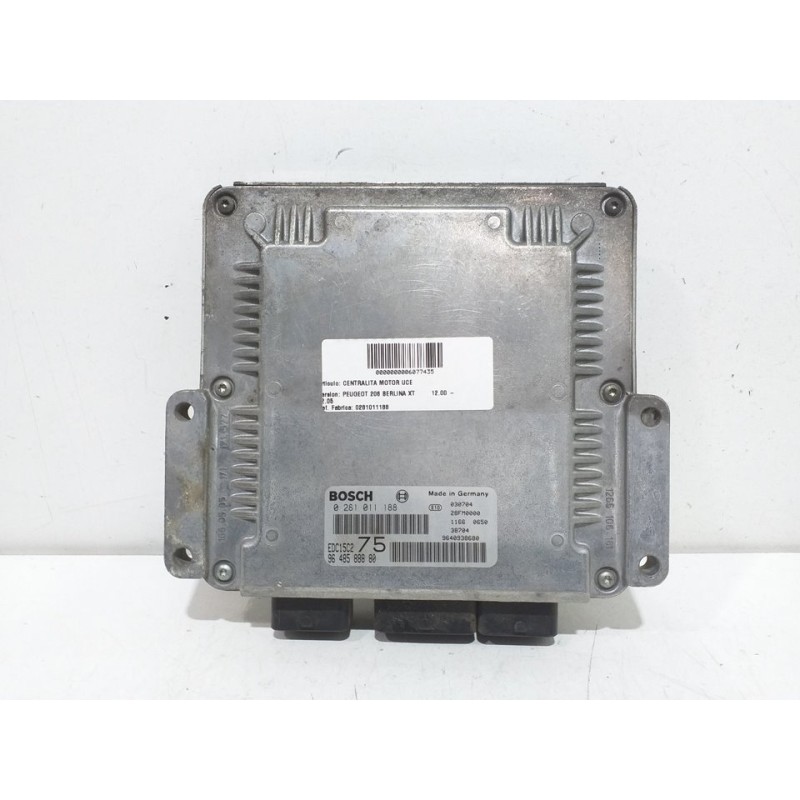 Recambio de centralita motor uce para peugeot 206 berlina xt referencia OEM IAM 0281011188 9648588880 BOSCH