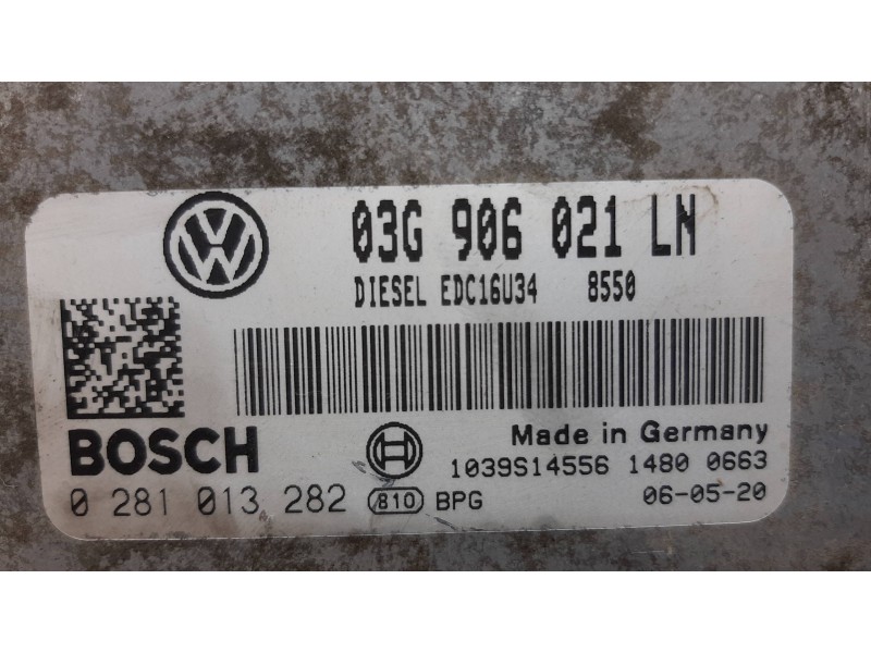 Recambio de centralita motor uce para seat altea (5p1) green referencia OEM IAM   