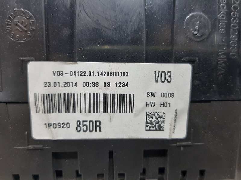 Recambio de cuadro instrumentos para seat altea xl (5p5) emoción referencia OEM IAM 1P0920850R  