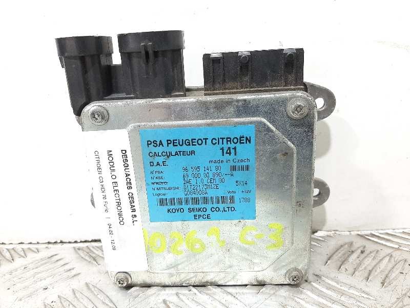 Recambio de modulo electronico para citroën c3 hdi 70 furio referencia OEM IAM 9659514180  