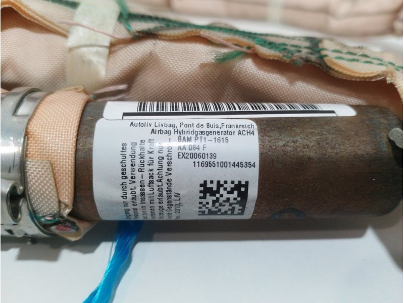 Recambio de airbag cortina delantero derecho para toyota prius (nhw30) advance referencia OEM IAM  EX20060139 