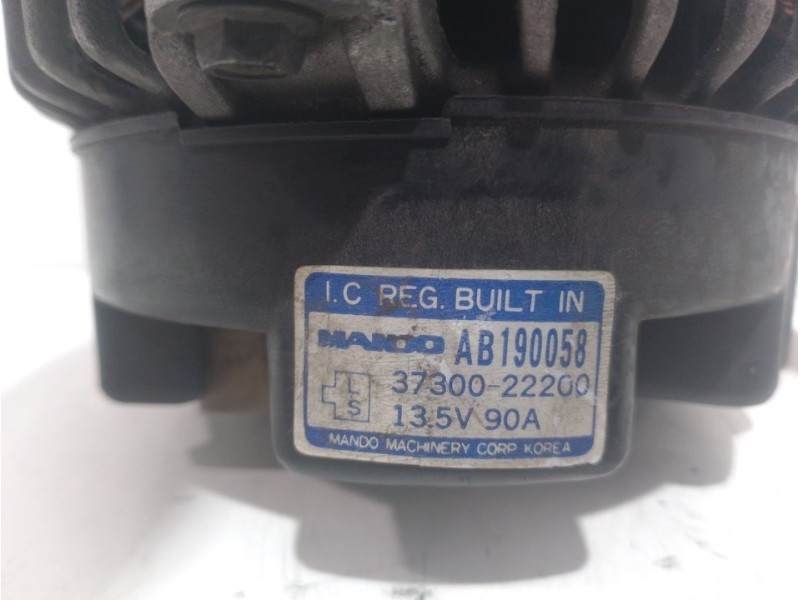 Recambio de alternador para hyundai lantra berlina (rd) 1.6 gls referencia OEM IAM  AB190058 37300-22200 Recambio de alternador para hyundai lantra berlina (rd) 1.6 gls referencia OEM IAM  AB190058 37300-22200