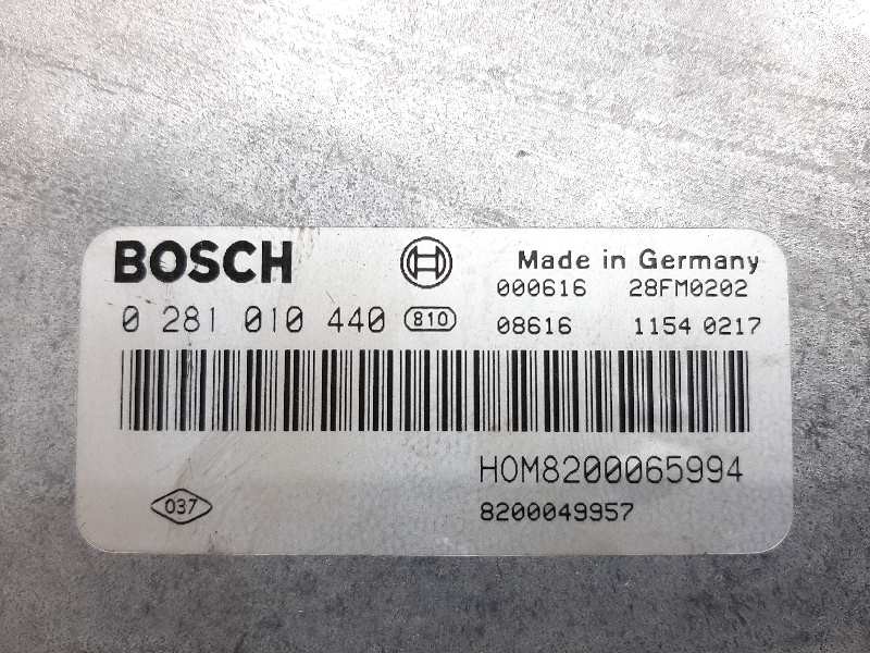 Recambio de centralita motor uce para volvo s40 berlina 1.9 d referencia OEM IAM 0281010440 HOM8200065994 