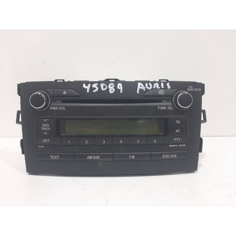 Recambio de sistema audio / radio cd para toyota auris live referencia OEM IAM 8612002A70  