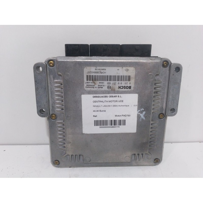 Recambio de centralita motor uce para renault laguna ii (bg0) authentique referencia OEM IAM   