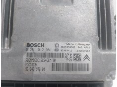 Recambio de centralita motor uce para citroën c4 picasso exclusive referencia OEM IAM 02581012981 BOSCH 9664617680 2