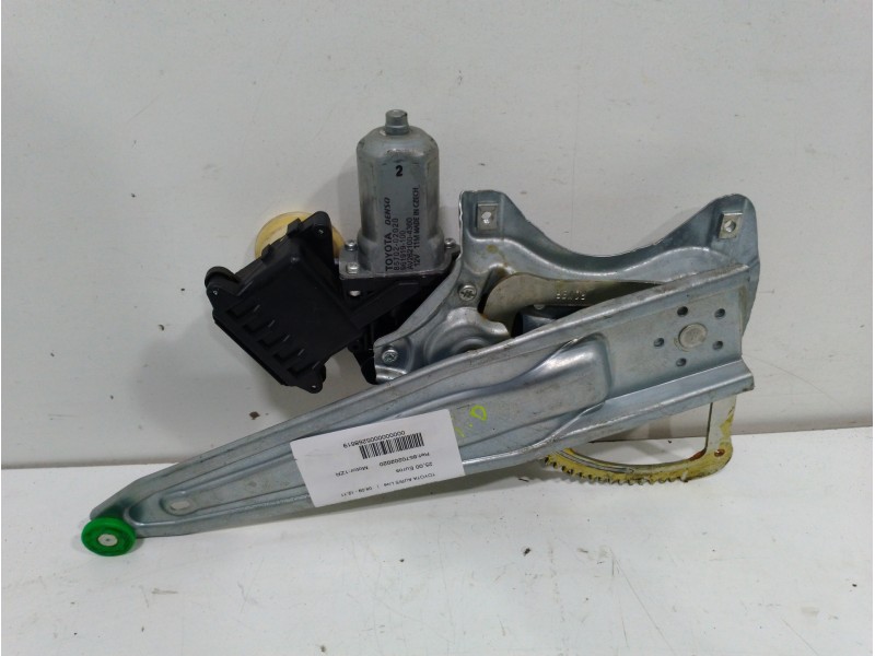 Recambio de elevalunas trasero derecho para toyota auris live referencia OEM IAM 8570202020 10 PINES 