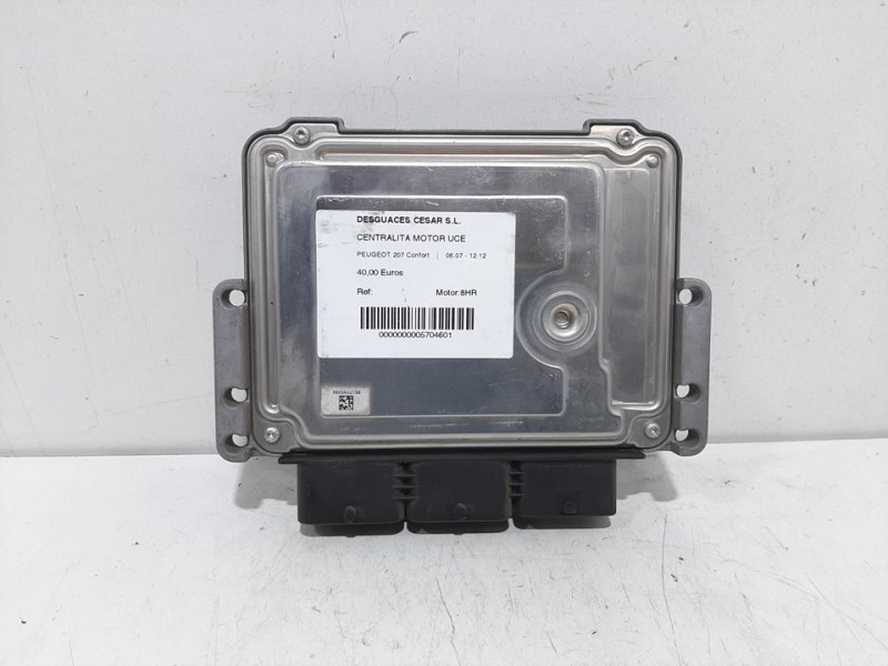 Recambio de centralita motor uce para peugeot 207 confort referencia OEM IAM 0281017336 9677030080 