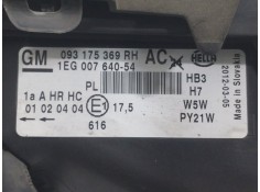 Recambio de faro derecho para opel astra g berlina comfort referencia OEM IAM 093175369RH   2