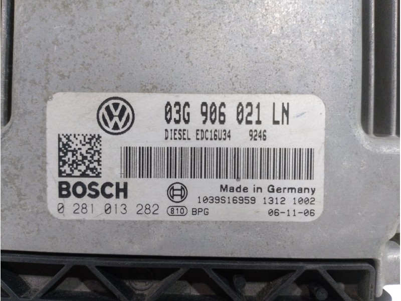 Recambio de centralita motor uce para seat altea (5p1) hot referencia OEM IAM 0281013282 03G906016LN 