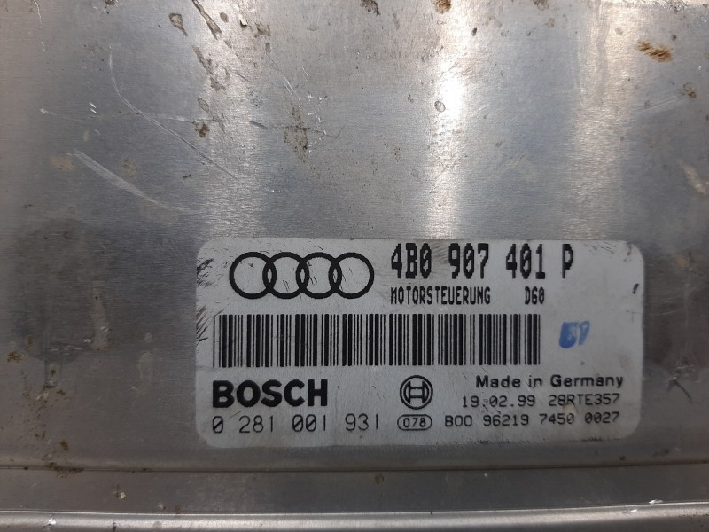 Recambio de centralita motor uce para audi a6 berlina (4b2) 2.5 tdi referencia OEM IAM   