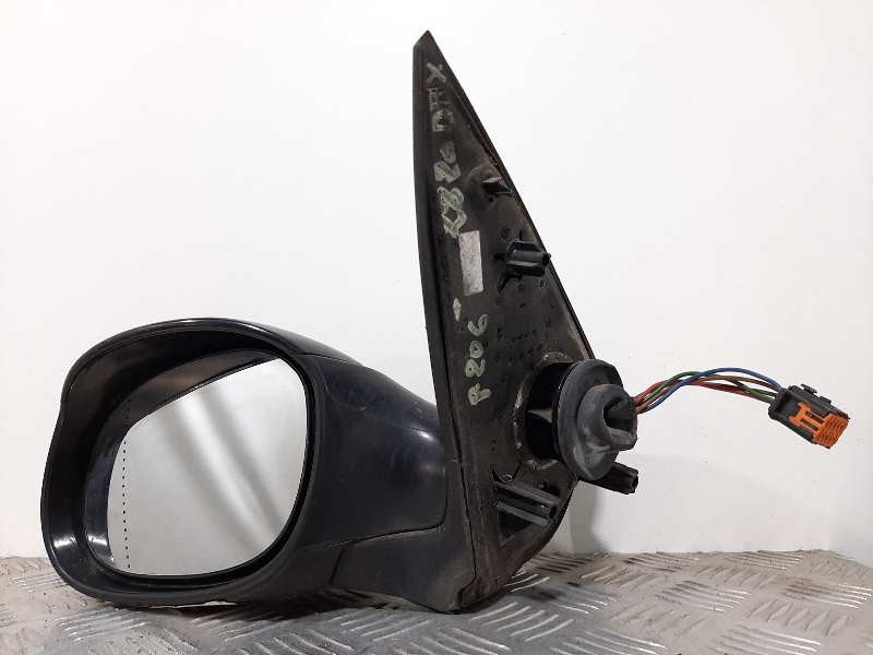 Recambio de retrovisor izquierdo para peugeot 206 berlina e-music referencia OEM IAM  NEGRO ELECTRICO