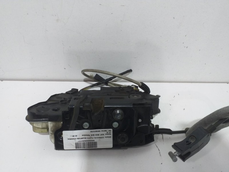 Recambio de cerradura puerta delantera izquierda para seat ibiza (6j5) reference referencia OEM IAM 5N1837015A  