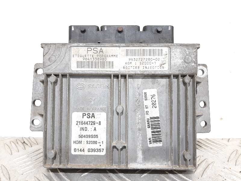 Recambio de centralita motor uce para citroën xsara picasso 1.8 16v referencia OEM IAM 9641338980  