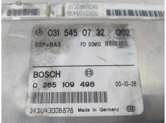 Recambio de centralita check control para mercedes-benz clase clk (w208) coupe 320 (208.365) referencia OEM IAM 0265109498 03154 2