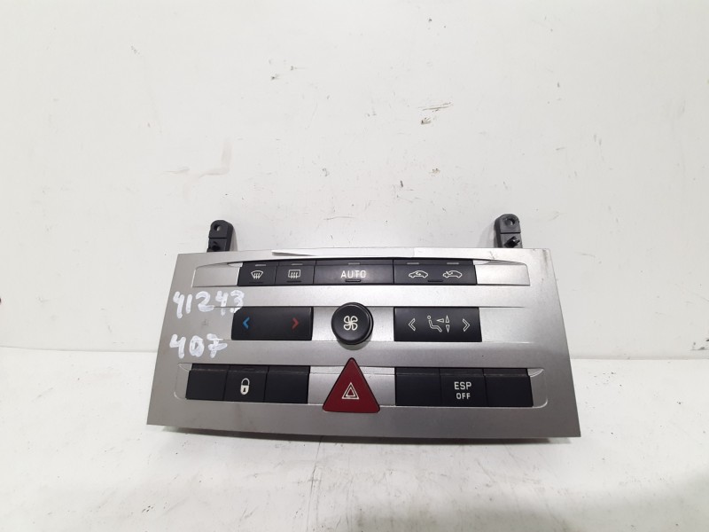 Recambio de mando calefaccion / aire acondicionado para peugeot 407 sw sr sport referencia OEM IAM 96610448  
