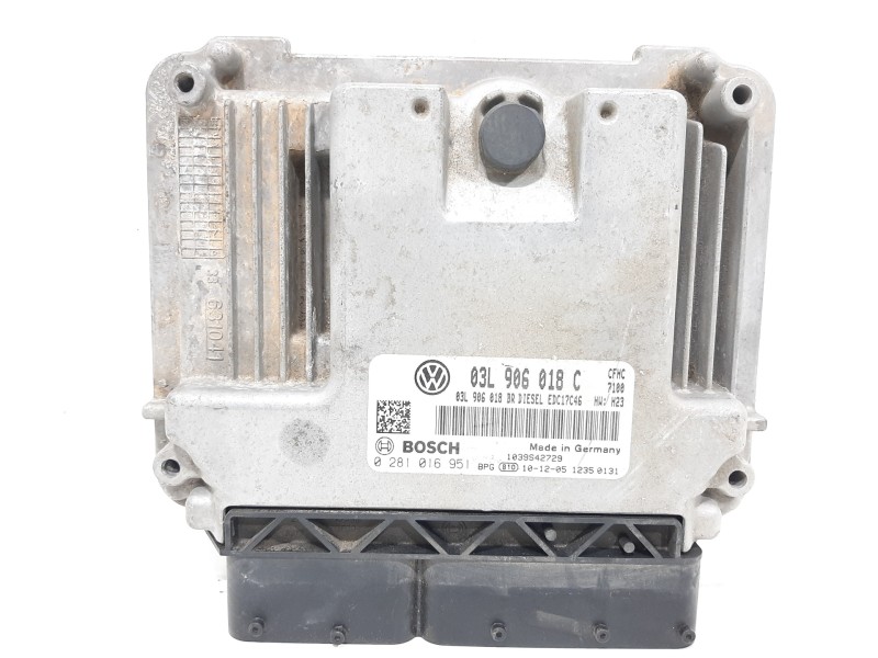 Recambio de centralita motor uce para skoda octavia berlina (1z3) executive referencia OEM IAM 03L906018C 0281016951 