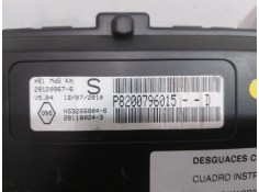 Recambio de cuadro instrumentos para renault kangoo furgón compact comfort referencia OEM IAM 8200796015 248102591R  2