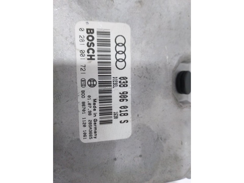 Recambio de centralita motor uce para audi a4 avant (b5) 1.9 tdi referencia OEM IAM 0281001721  