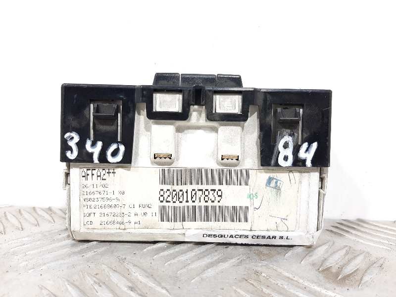 Recambio de pantalla multifuncion para renault megane ii berlina 3p luxe privilege referencia OEM IAM 8200107839   Recambio de pantalla multifuncion para renault megane ii berlina 3p luxe privilege referencia OEM IAM 8200107839
