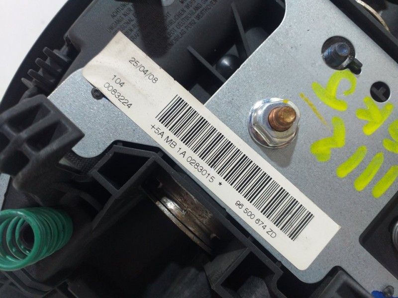 Recambio de airbag delantero izquierdo para peugeot 207 xt referencia OEM IAM 96500674ZD 96500674ZD 