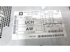 Recambio de sistema audio / radio cd para opel astra h ber. cosmo referencia OEM IAM 13255555 497316088  2