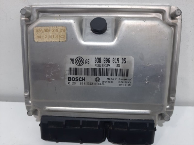 Recambio de centralita motor uce para volkswagen passat berlina (3b3) comfortline referencia OEM IAM 038906019DS 0281010543 