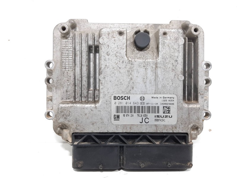 Recambio de centralita motor uce para opel astra h ber. cosmo referencia OEM IAM 0281014643 98074154 
