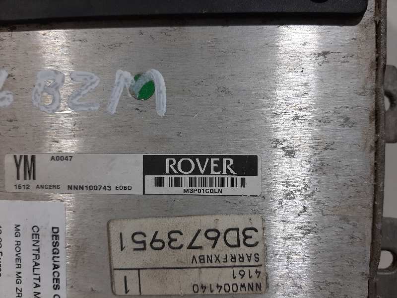 Recambio de centralita motor uce para mg mg zr 105 referencia OEM IAM M3P01CQLN YM 