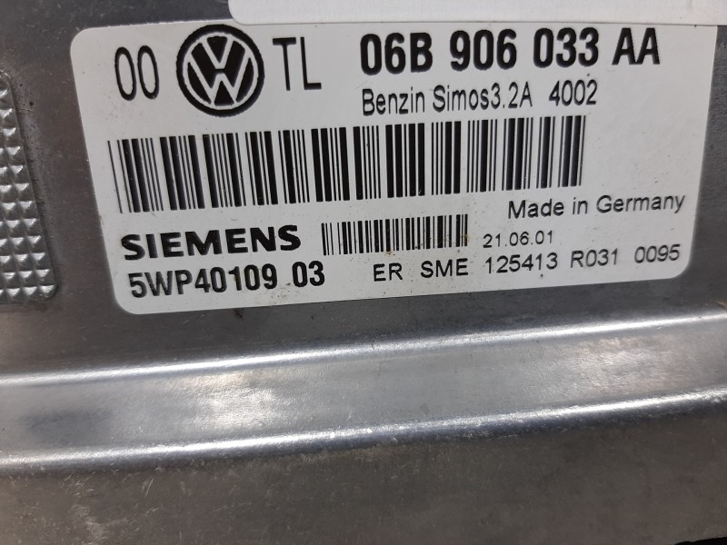 Recambio de centralita motor uce para volkswagen passat berlina (3b3) edition referencia OEM IAM   