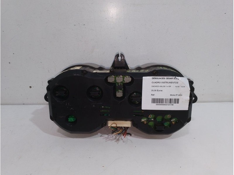 Recambio de cuadro instrumentos para daewoo kalos 1.4 sr referencia OEM IAM SS4F150091  