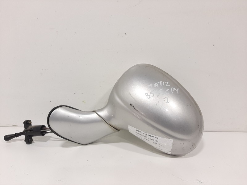 Recambio de retrovisor izquierdo para daewoo matiz cd referencia OEM IAM 96323344S PLATA MANUAL
