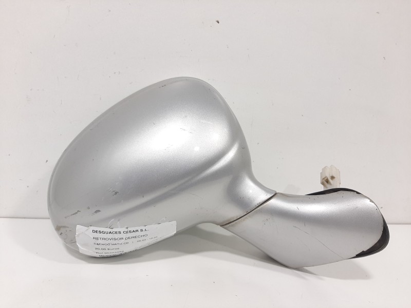 Recambio de retrovisor derecho para daewoo matiz cd referencia OEM IAM 96323392 PLATA ELÉCTRICO