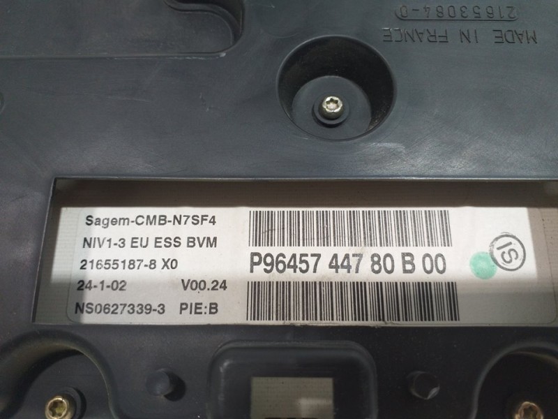 Recambio de cuadro instrumentos para citroën xsara berlina 1.6i 16v sx referencia OEM IAM   