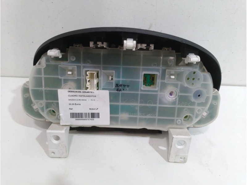 Recambio de cuadro instrumentos para mazda 5 (cw) active referencia OEM IAM BBM655430 RBCG16C 