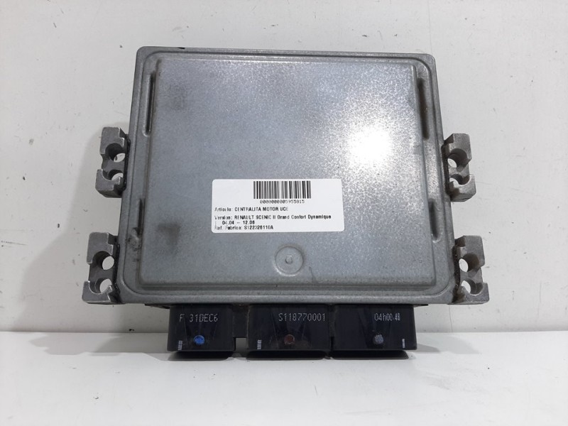Recambio de centralita motor uce para renault scenic ii grand confort dynamique referencia OEM IAM S122326110A  